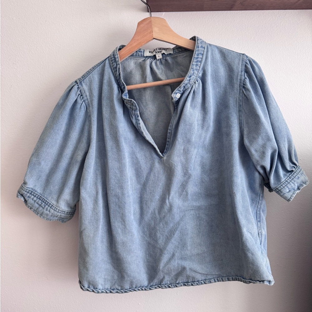 Denim Blouse